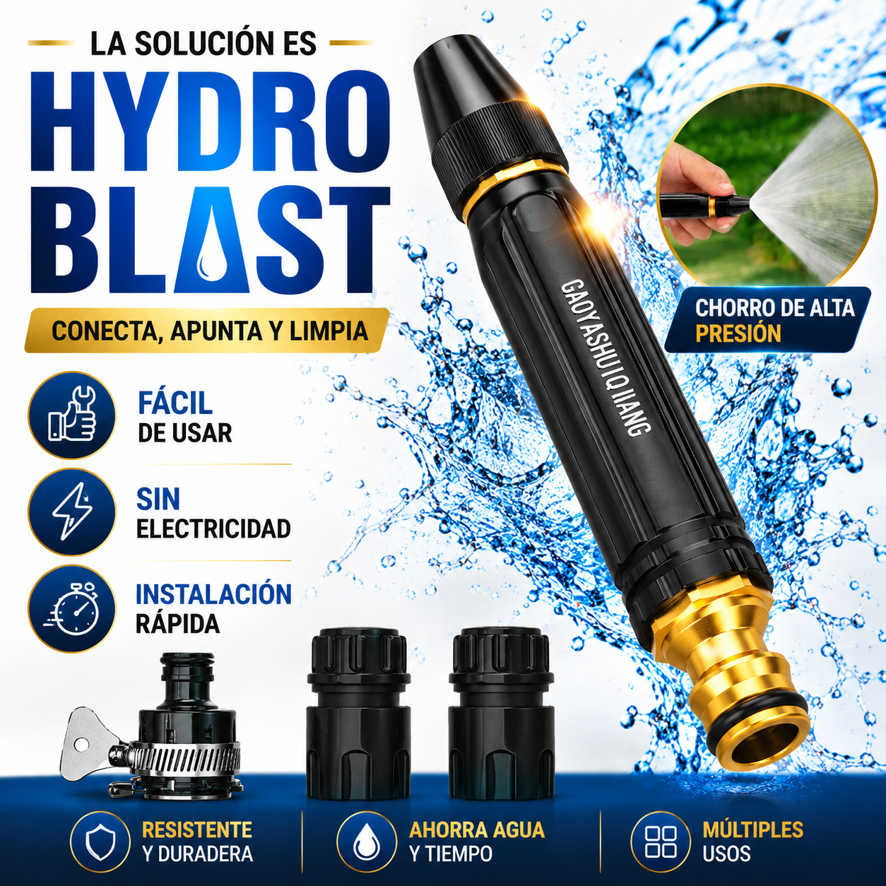 HydroBlast - Boquilla De Alta Presion De Agua