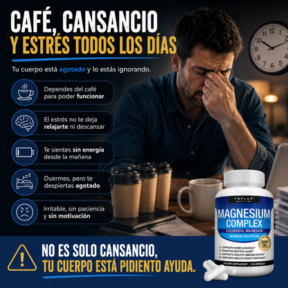 Magnesium Complex - Suplemento de Magnesio 1000mg