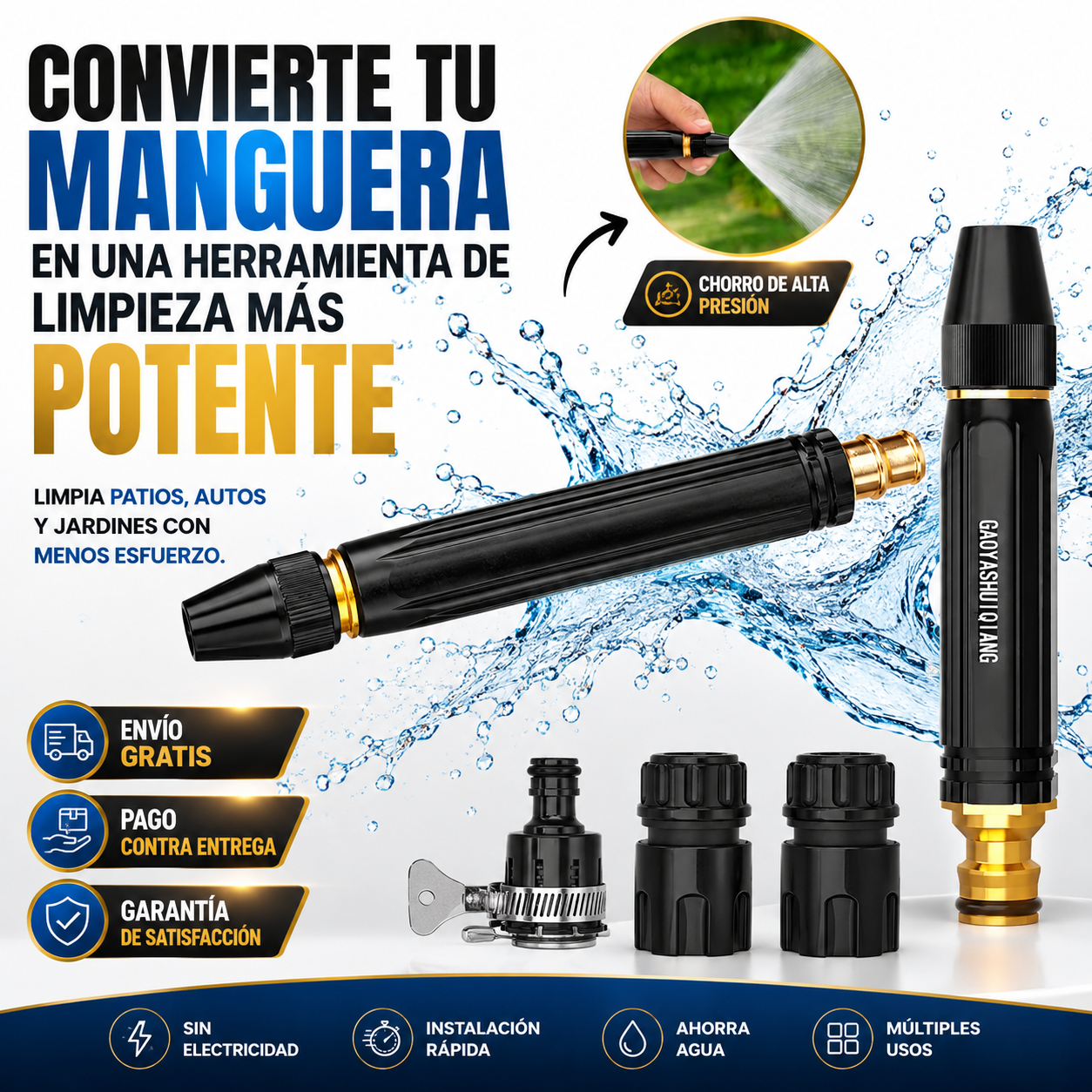 HydroBlast - Boquilla De Alta Presion De Agua