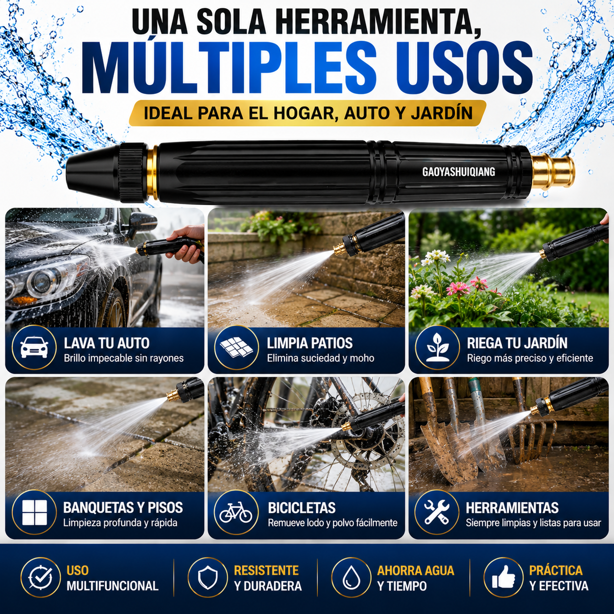 HydroBlast - Boquilla De Alta Presion De Agua