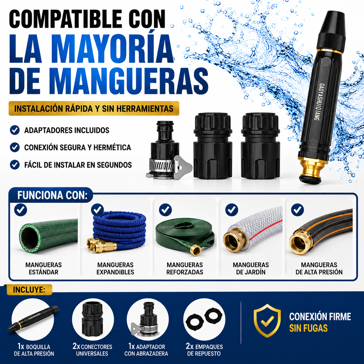 HydroBlast - Boquilla De Alta Presion De Agua
