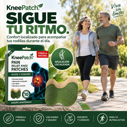 KneePatch® – Parche de Confort para Rodilla.