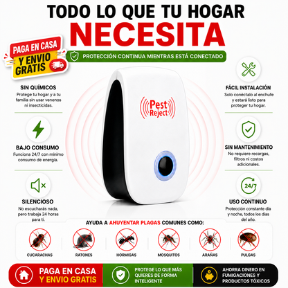 Sonicare - Repelente Ultrasonico De Plagas