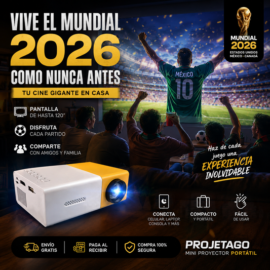 ProjetaGo - Mini Proyector Portatil