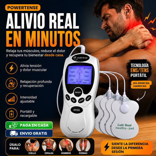 PowerTense - Electro Estimulador Masajeador
