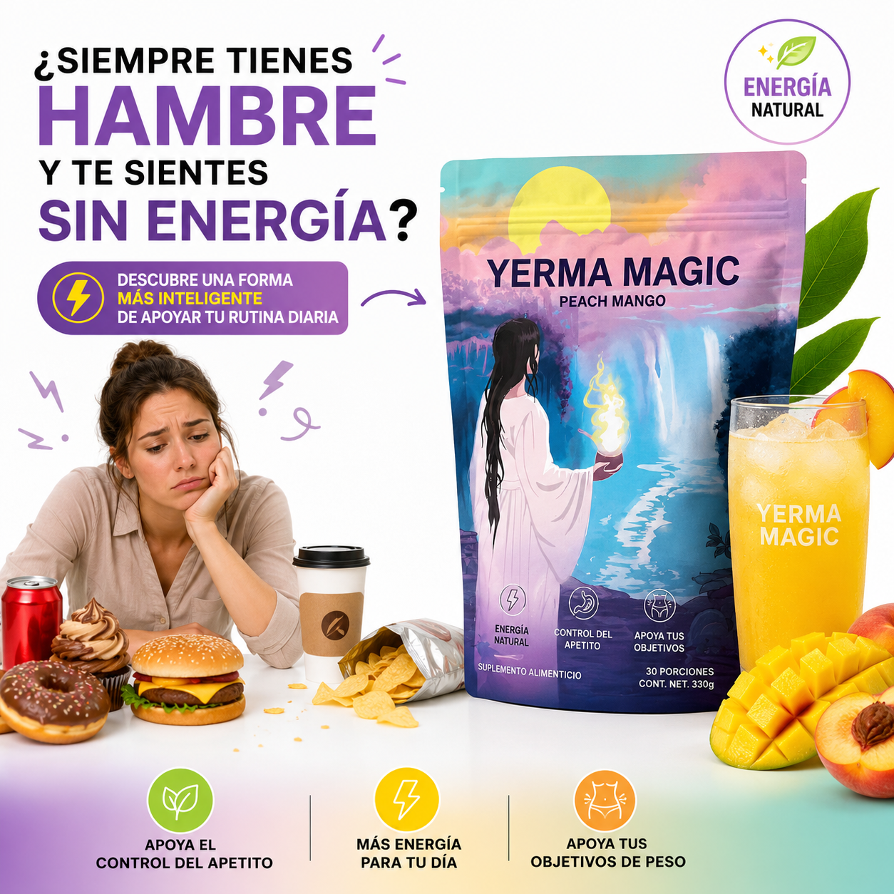 Yerma Magic - Reduce Apetito y Mas Energia