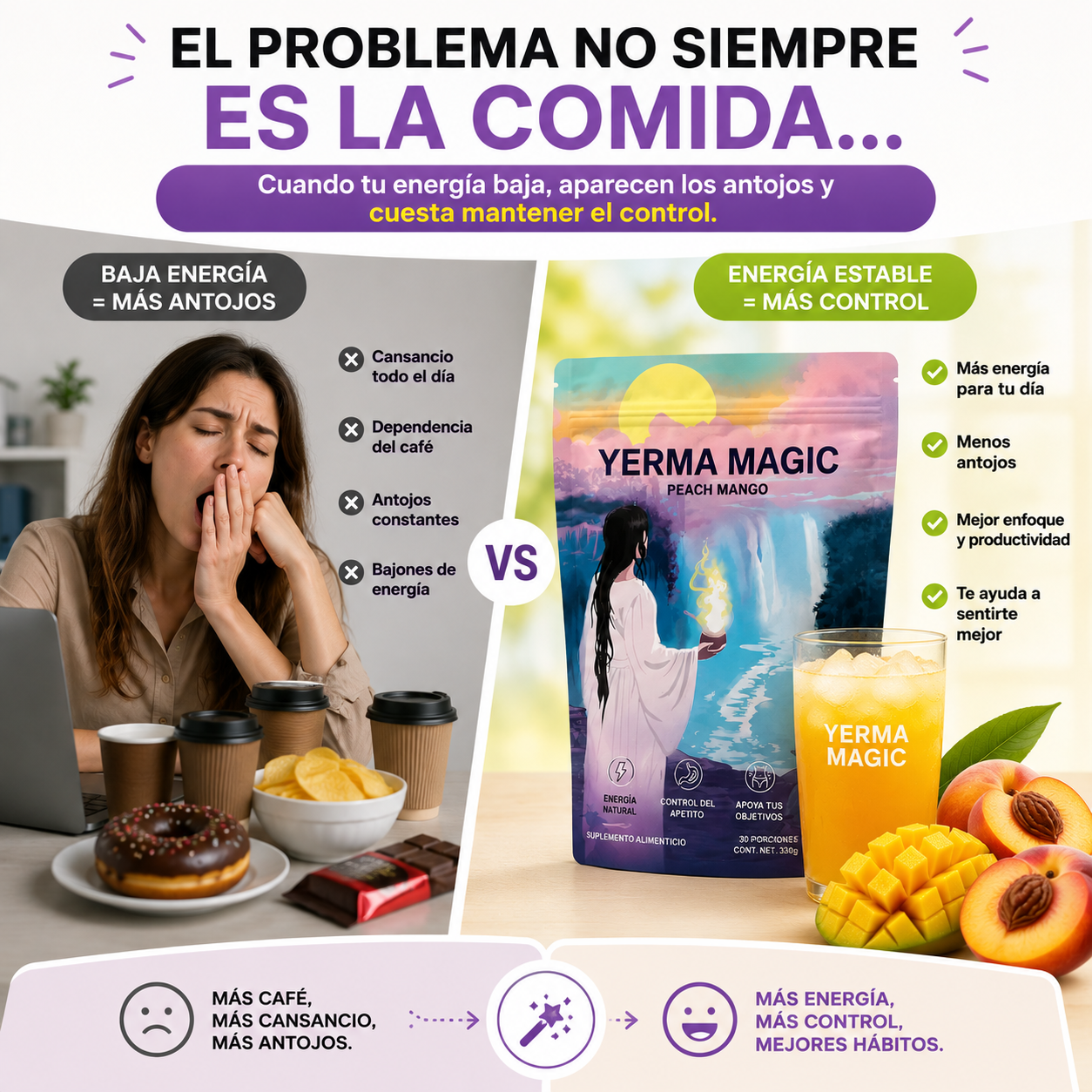Yerma Magic - Reduce Apetito y Mas Energia