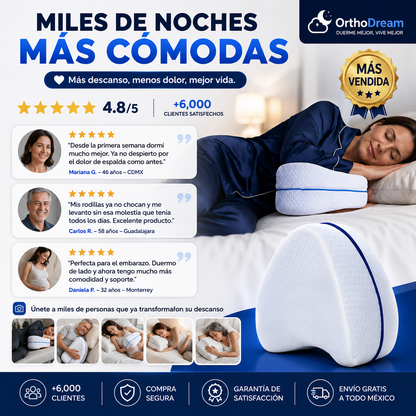 OrthoDream - Almohada Ortopedica Pierna Y Rodilla