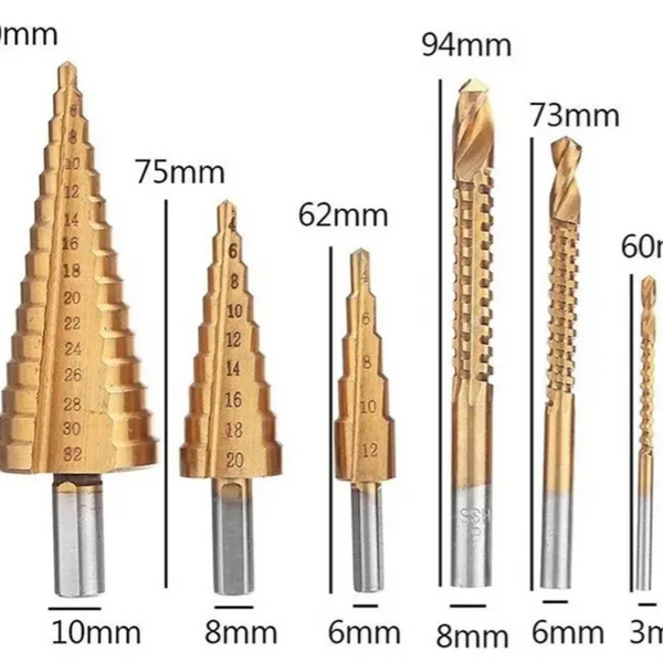 Kit De 6 Brocas Escalonadas - imagen 3