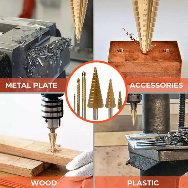 Kit De 6 Brocas Escalonadas - imagen 6